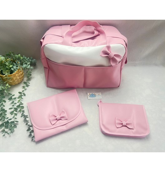 Mala Maternidade em Pele Rosa 