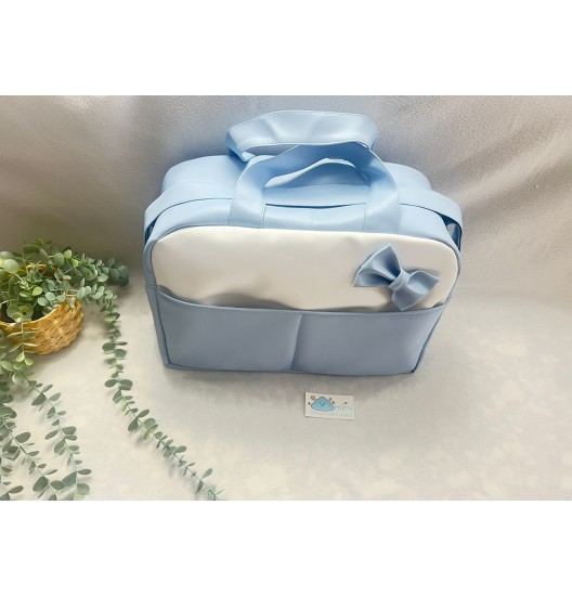 Mala Maternidade em Pele Azul