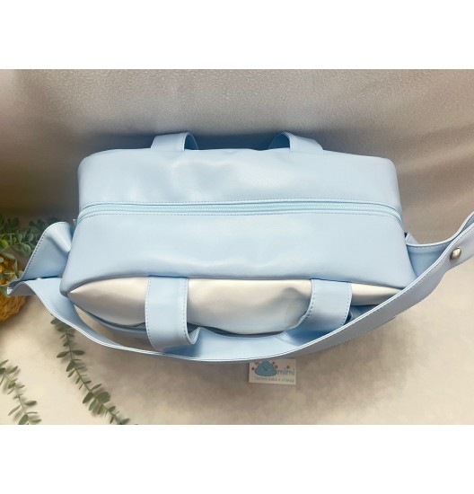 Mala Maternidade em Pele Azul
