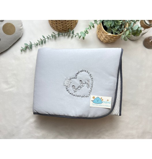 Manta Baby Cinza