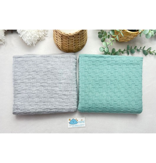 Manta Trabalhado em Trança  