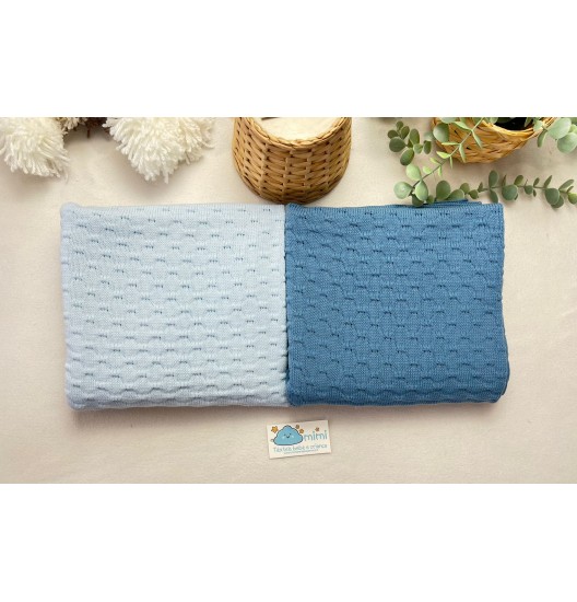 Manta Trabalhado em Trança  