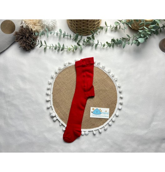 Collant/Meia Calça Vermelha  