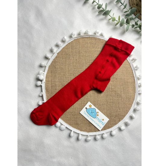 Collant/Meia Calça Vermelha  