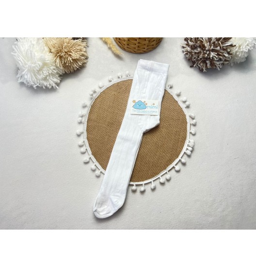 Collant/Meia Calça Branca