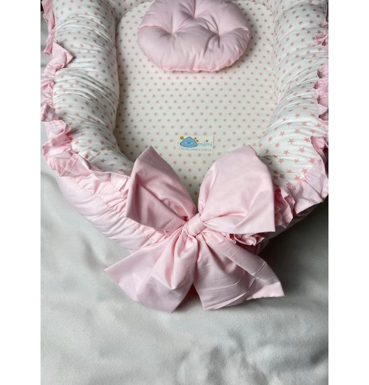 Ninho com Laço Rosa