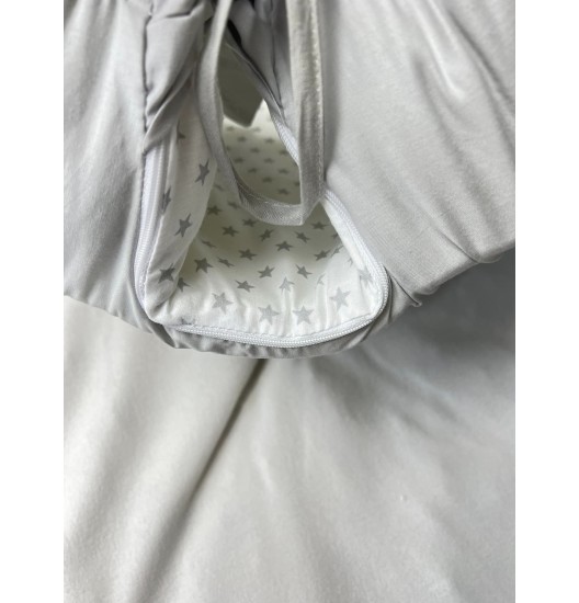 Ninho com Laço Cinza