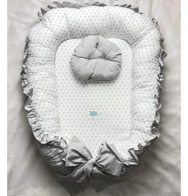 Ninho com Laço Cinza