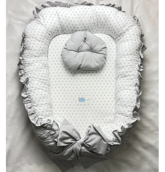 Ninho com Laço Cinza