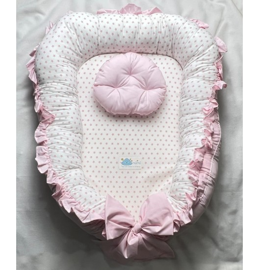 Ninho com Laço Rosa