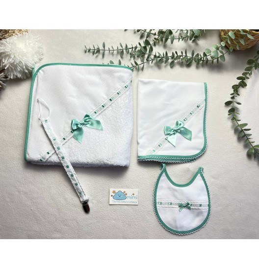 Kit Bordado Inglês Verde  