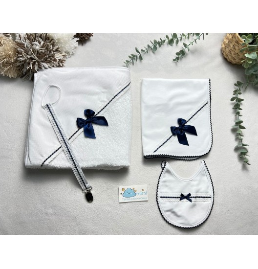 Kit Bordado Inglês Marinho