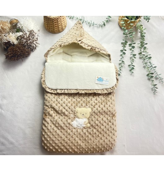 Saco Bebé 2 Ursos Areia 