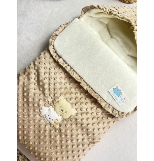 Saco Bebé 2 Ursos Areia 