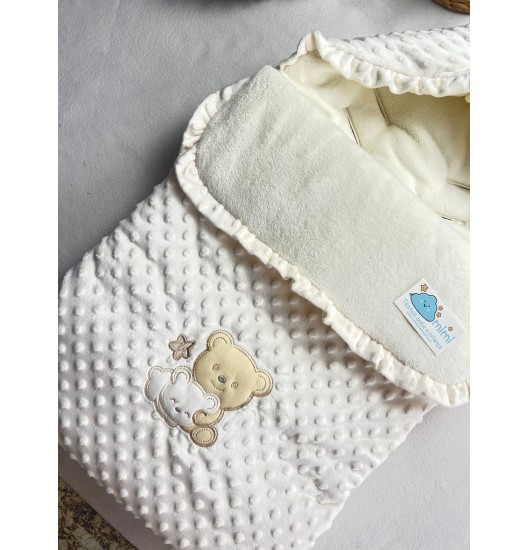 Saco Bebé 2 Ursos Pérola