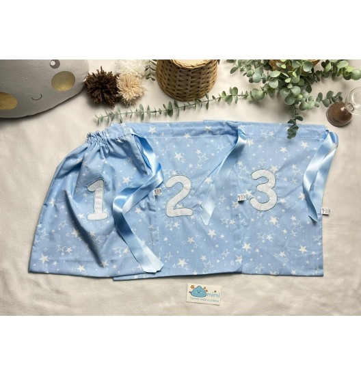 Sacos 1, 2, 3 Estrelas Grandes 