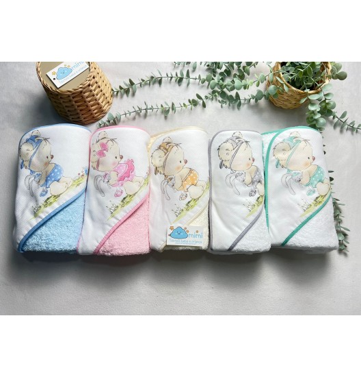 Toalha Boneco com Coelho 