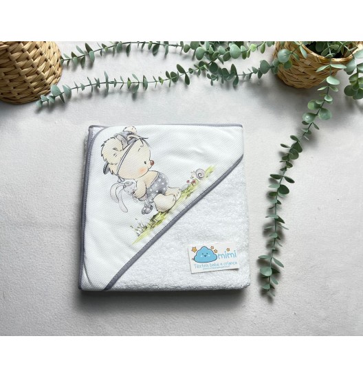 Toalha Boneco com Coelho 