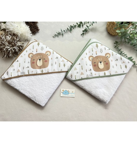 Toalha Carinha Urso  