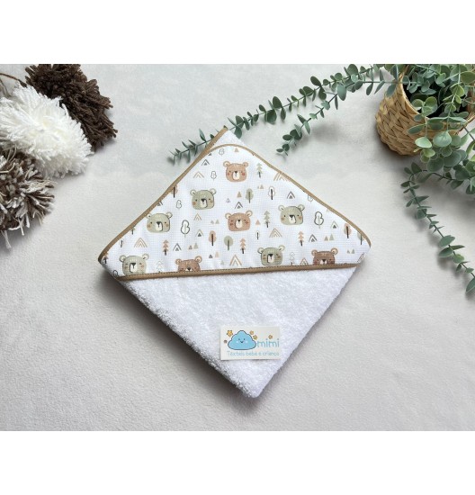 Toalha Várias Carinhas Urso