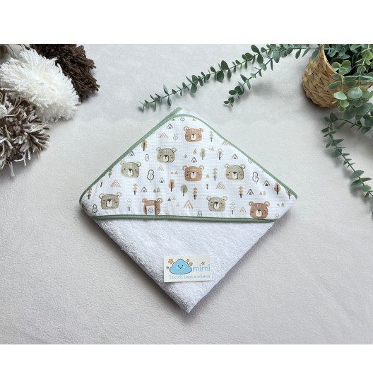 Toalha Várias Carinhas Urso