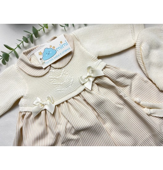 Vestido 2 Laçinhos Pérola 