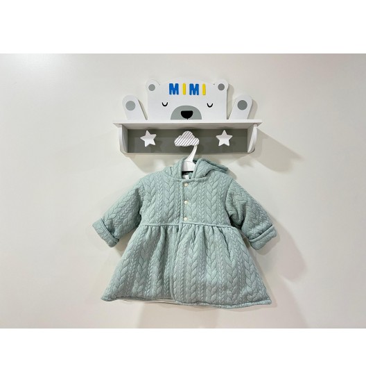 Vestido + Casaco Menina Verde 