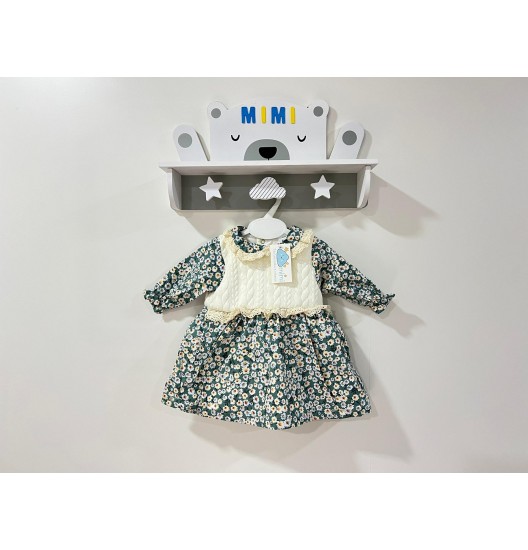 Vestido + Casaco Menina Pérola  