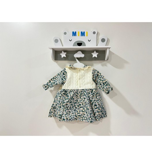 Vestido + Casaco Menina Pérola  