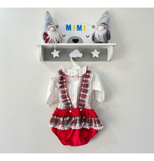 Fofo Xadrez Vermelho  