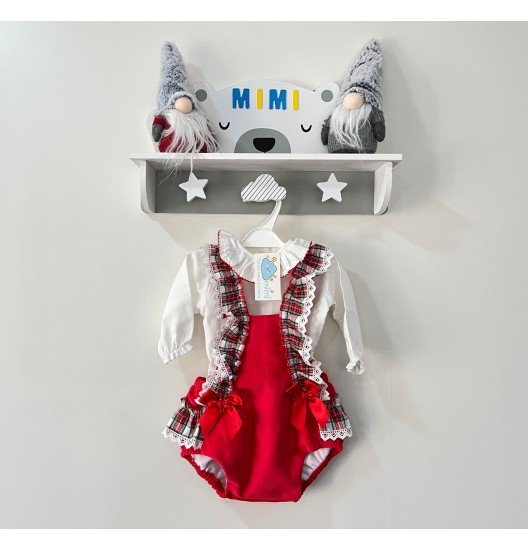 Fofo Xadrez Vermelho  