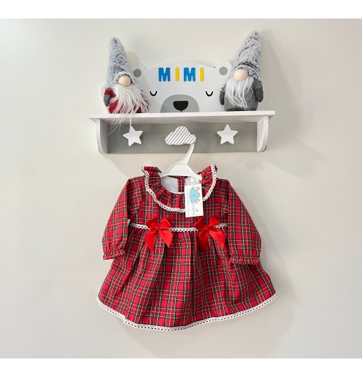 Vestido Xadrez  Vermelho  