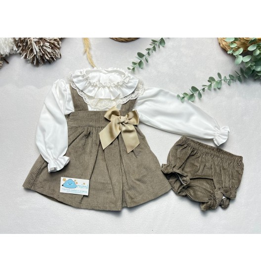 Vestido Bombazine Areia  