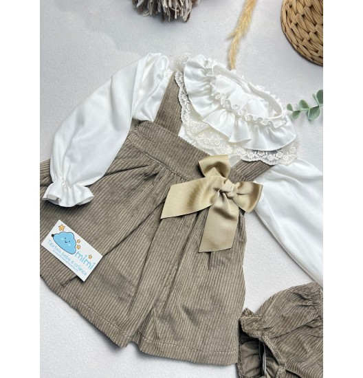 Vestido Bombazine Areia  