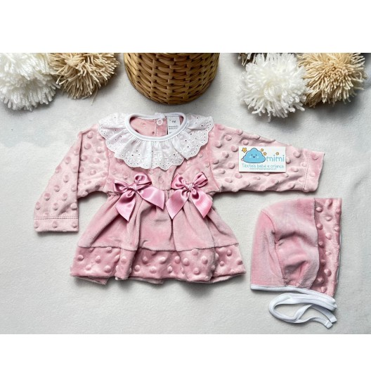 Vestido Pipoca Rosa Velho 