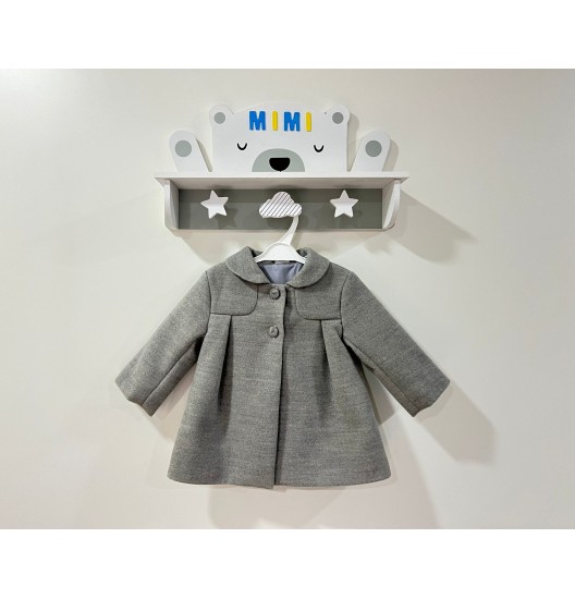 Vestido + Casaco Fazenda Cinza