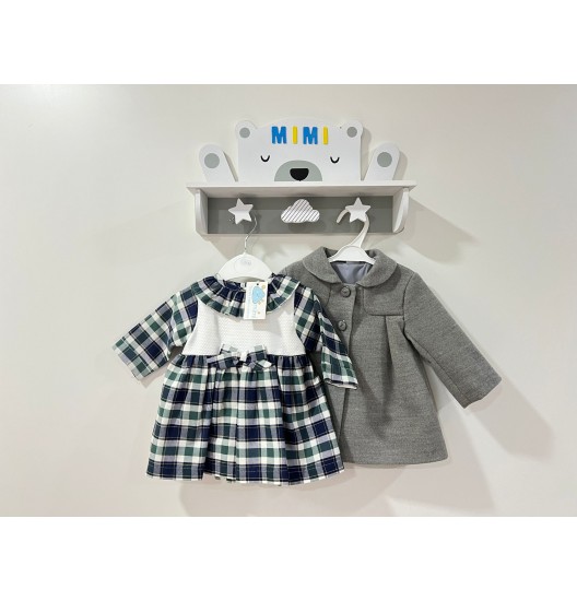 Vestido + Casaco Fazenda Cinza