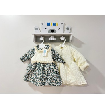 Vestido + Casaco Menina Pérola  